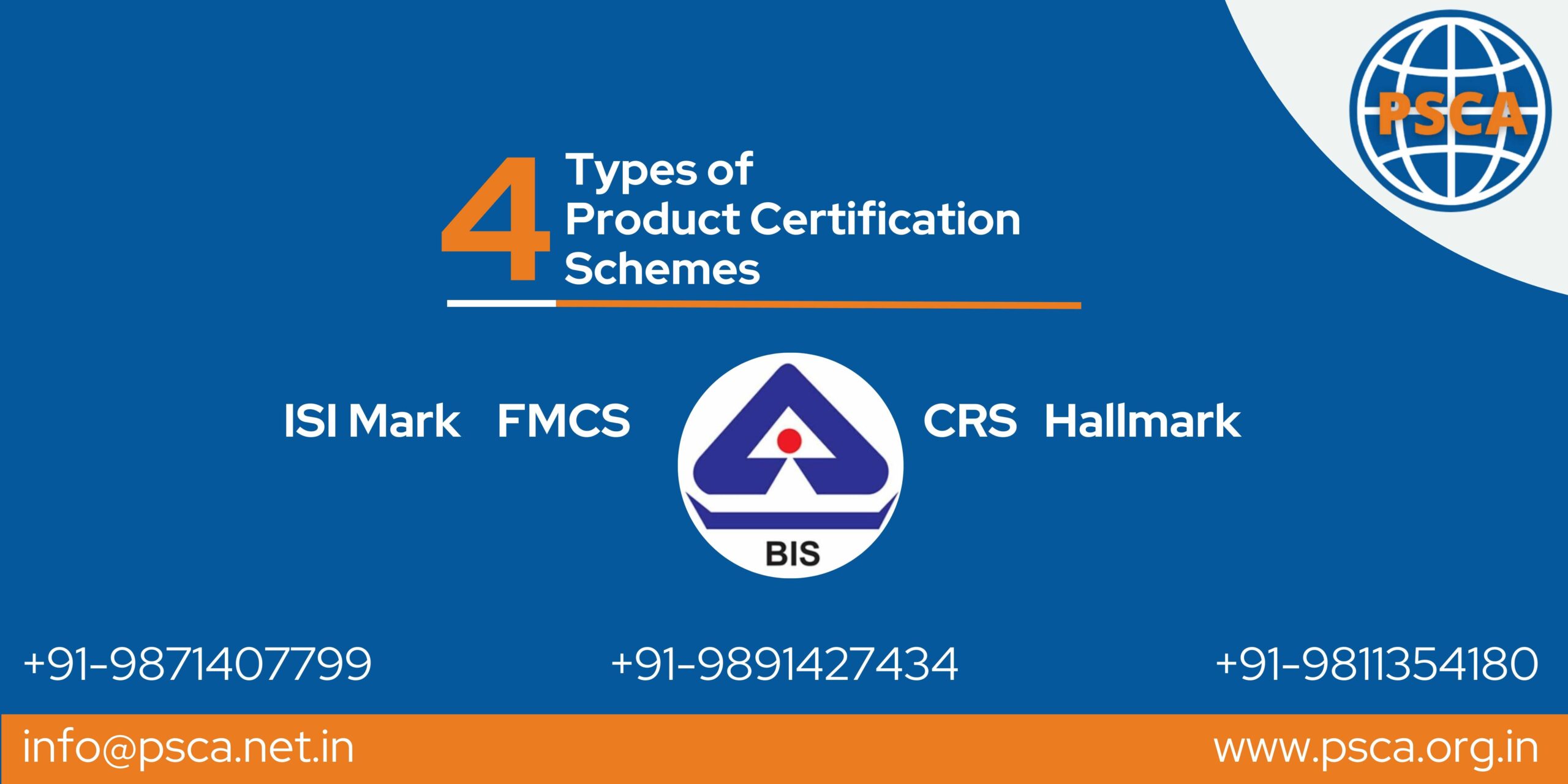 The 4 Types of Product Certifications – ISI Mark, CRS, FMCS and Hallmark